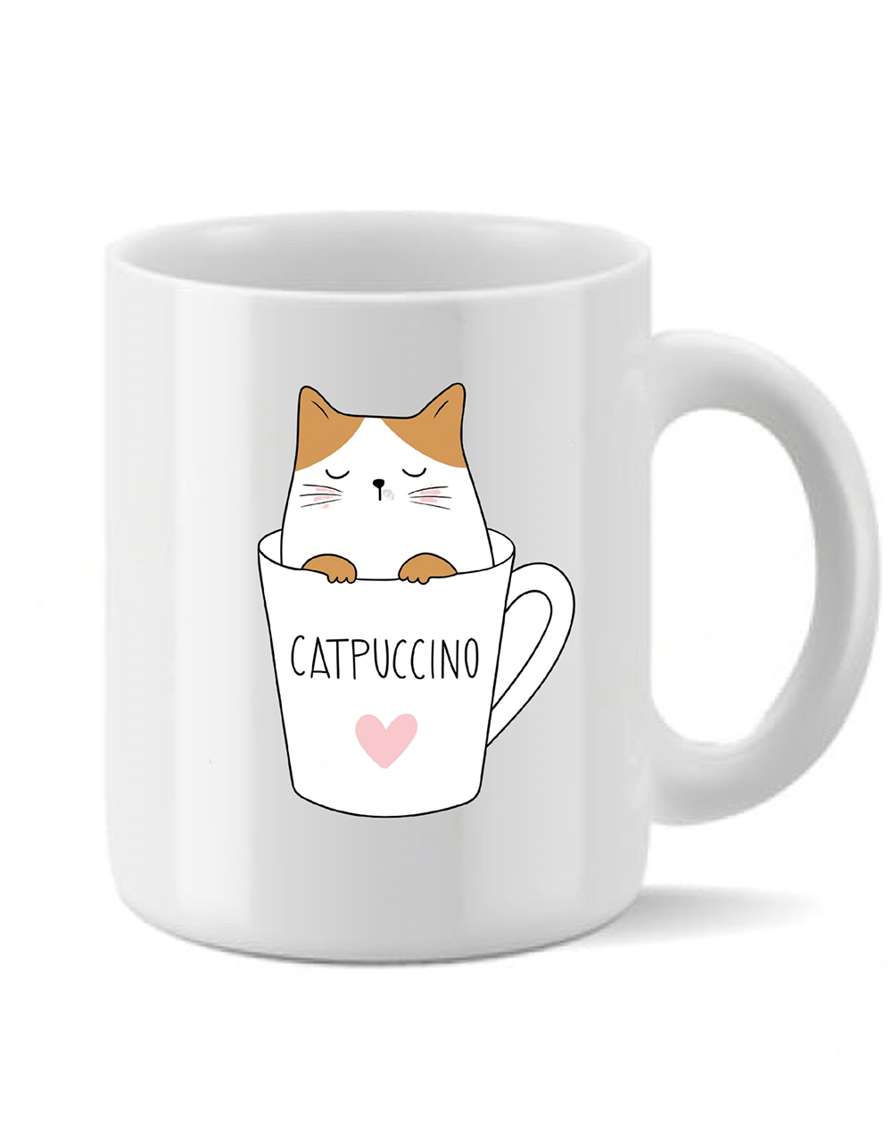 catpuccino1 final Catpuccino White Mug