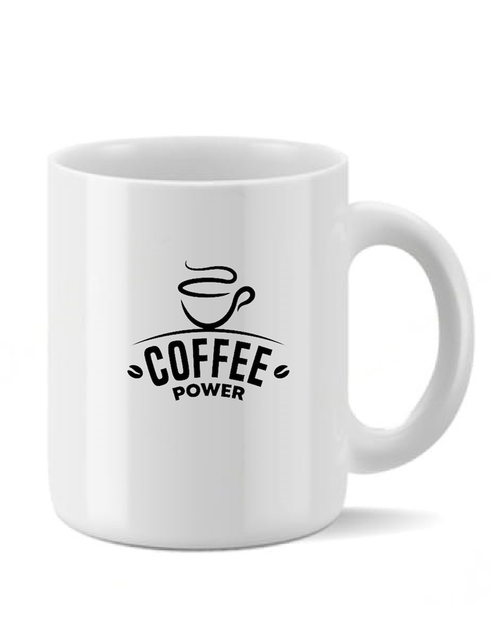 coffee power final White Coffee Power Mug