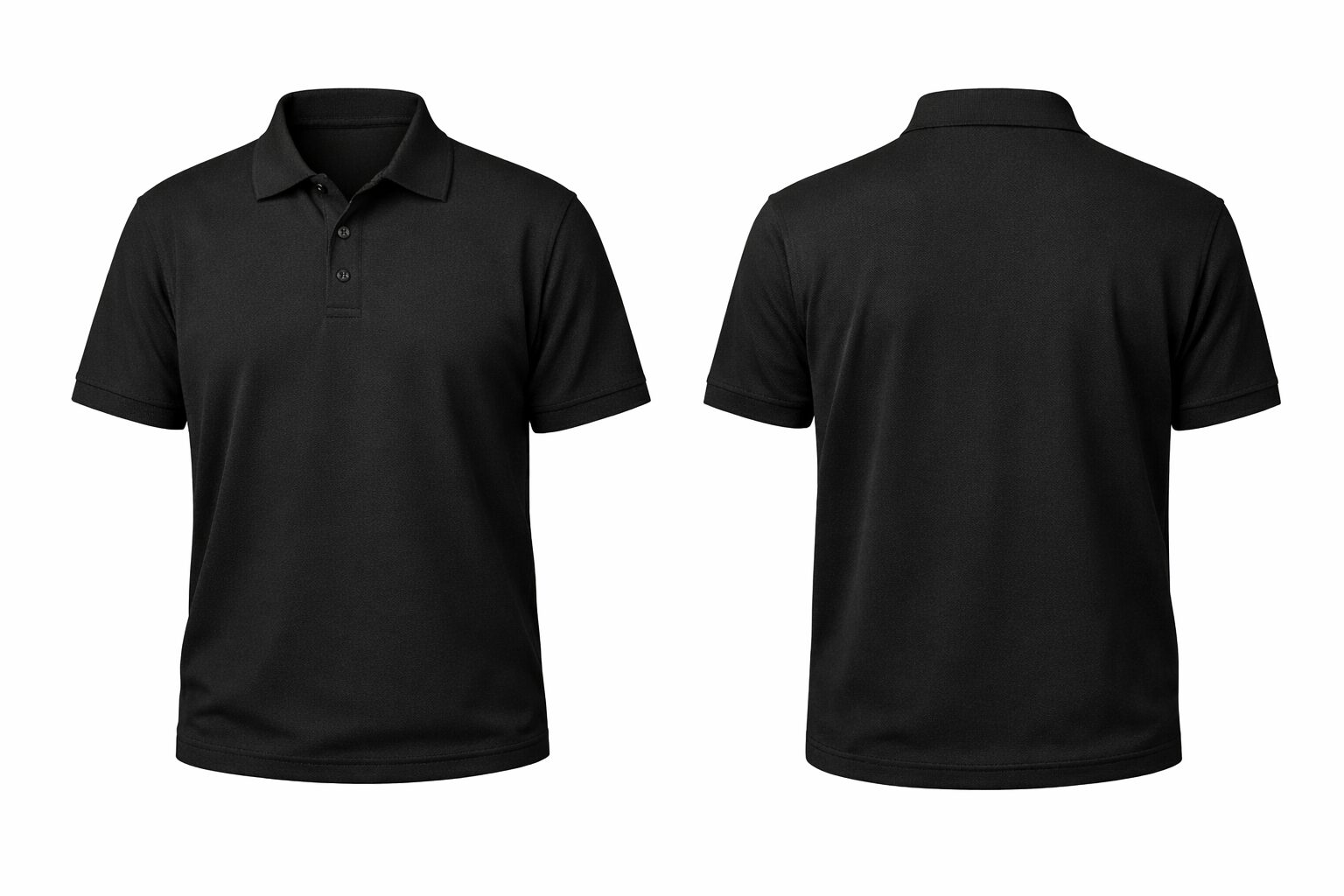 Black Polo T Shirt 1