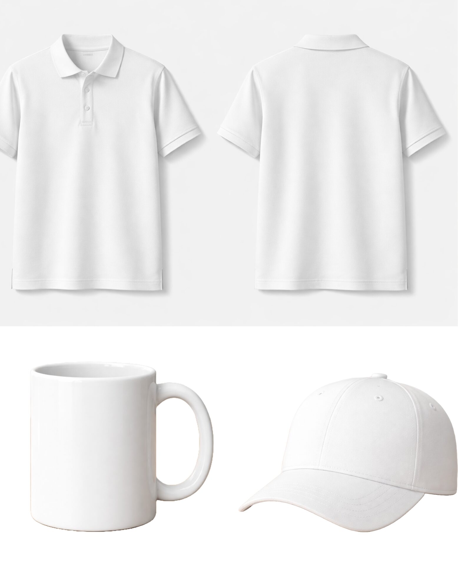 Polo t shirt + cap+ Mug